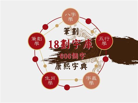 18劃的字五行|總畫數18畫的國字一覽